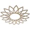 Ekena Millwork Daisy Wood Fretwork Pierced Ceiling Medallion, Hickory, 34"OD x 11 7/8"ID x 1/4"T CMWP34X34X0250DAHI - alternate 2